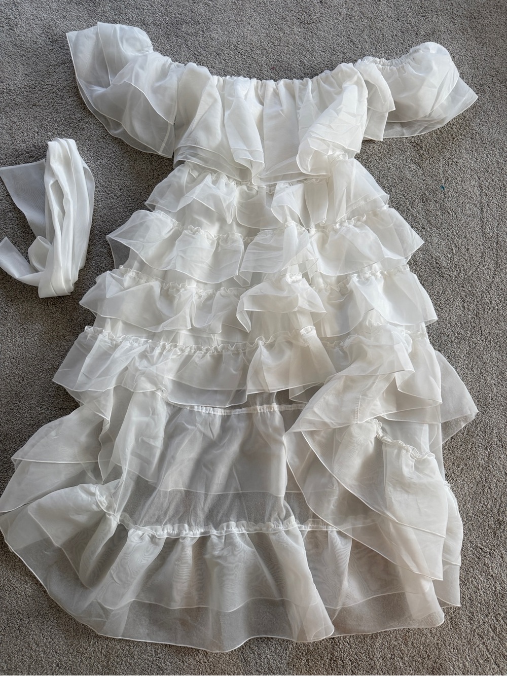Show Me Your MuMu Off-Shoulder Ruffle Tiered Dress